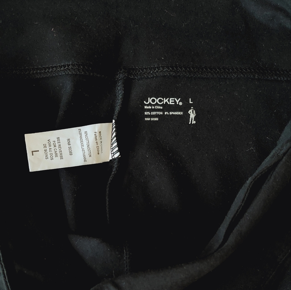 Jockey  Black Capri Leggings size L - Picture 6 of 9